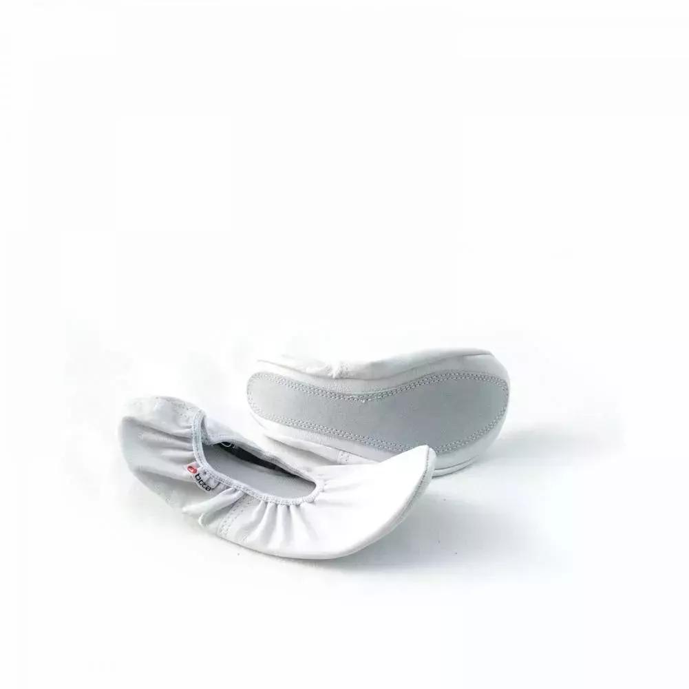 BOTAS White Dancing and Ballet Flats from Natural Leather 3