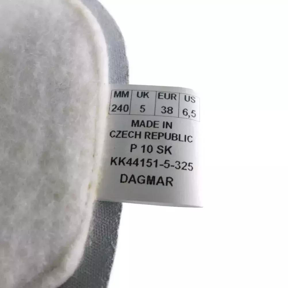 BOTAS Dagmar Women’s and Girls’ Figure Skates 2 Size label inside the BOTAS Dagmar boot: 240 mm, UK 5, EUR 38, US 6.5, made in Czech Republic, code KK44151-5-325