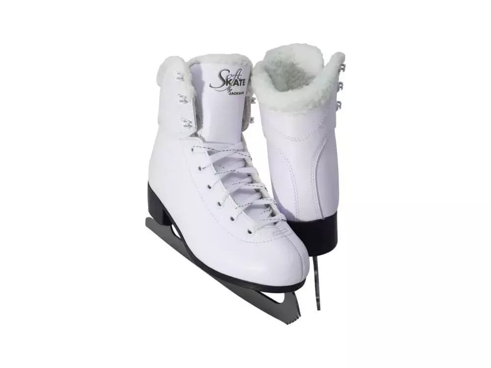 Jackson Ultima SoftSkate Womens’ Ice Skates / Bundle with Jackson Bag, Guardog Skate Guards / White 2