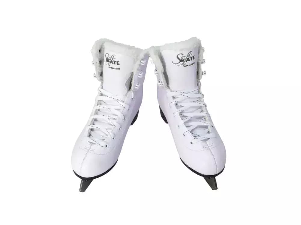 Jackson Ultima SoftSkate Womens’ Ice Skates / Bundle with Jackson Bag, Guardog Skate Guards / White 3