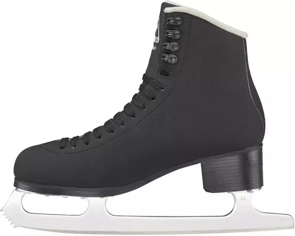 Jackson Artiste JS1792 black figure skate, inside profile view