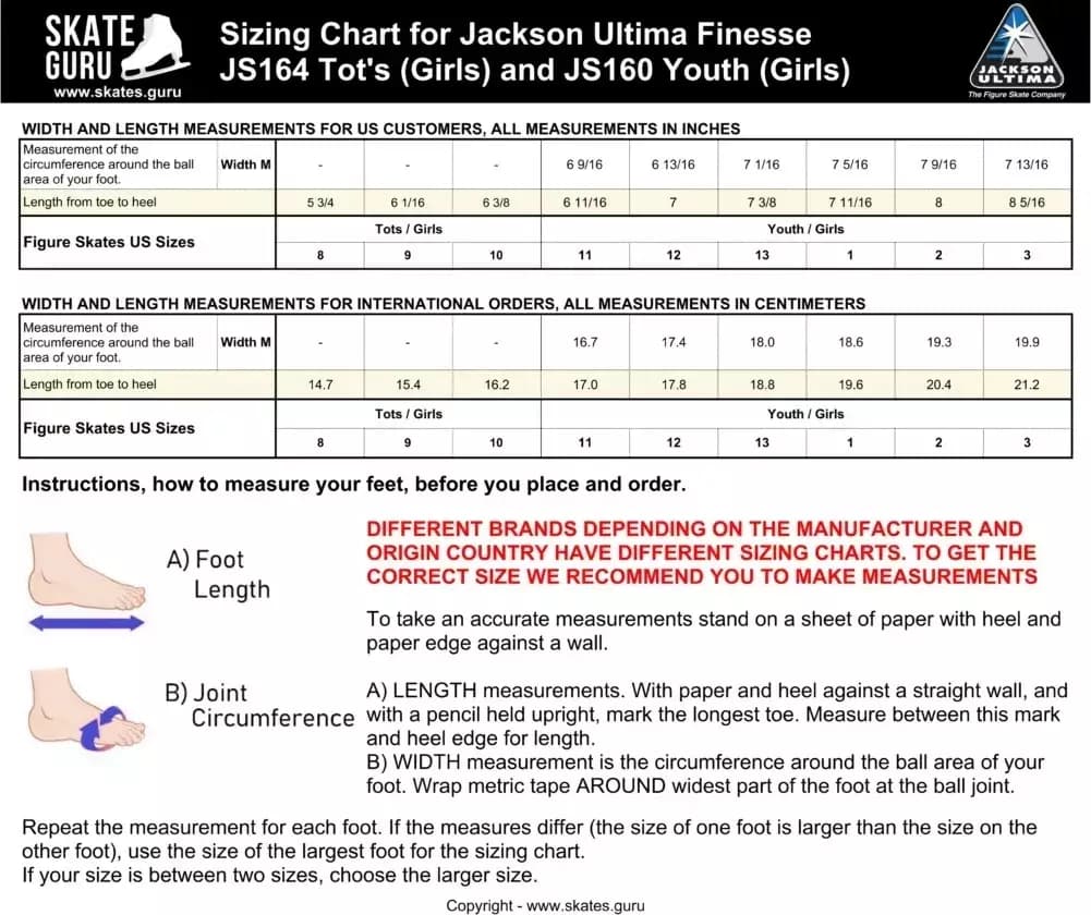 Jackson Ultima Finesse JS160 Ice Skates – Size 3 2
