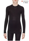 THERMOWAVE – MERINO WARM / Junior Merino Wool Thermal Shirt / BLACK 43