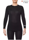 THERMOWAVE – MERINO WARM / Womens 100% Merino Wool 180 GSM Shirt / BLACK 85 THERMOWAVE – MERINO WARM / Womens 100% Merino Wool 180 GSM Shirt / BLACK 85