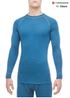 THERMOWAVE – MERINO XTREME / Mens Merino Wool Thermal Shirt / DARK SEA 64