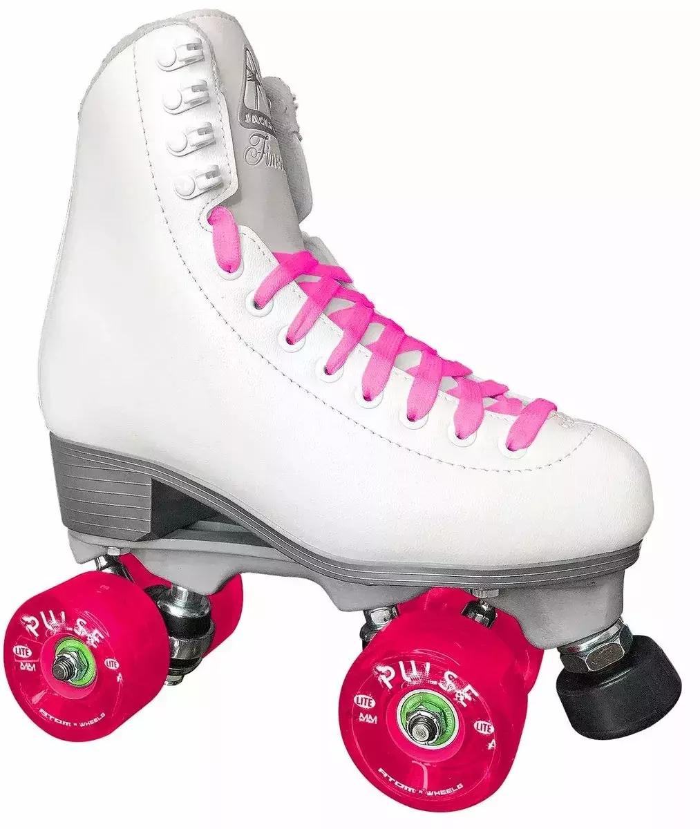 ATOM Jackson Finesse JR1054 White Quad Roller Skates – Nylon Plate – Outdoor Quad Roller Skates ATOM Jackson Finesse JR1054 White Quad Roller Skates – Nylon Plate – Outdoor Quad Roller Skates