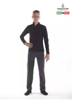 SAGESTER Black Ice Skating Jacket, #249/MEN, Hand-made in Italy 4 SAGESTER Black Ice Skating Jacket, #249/MEN, Hand-made in Italy 4