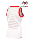I-EXE Made in Italy – Multizone Compression Sleeveless Men’s Shirt Tank-Top – Color: White with Red 38 I-EXE Made in Italy – Multizone Compression Sleeveless Men’s Shirt Tank-Top – Color: White with Red 38