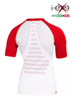I-EXE Made in Italy – Multizone Compression Women’s Shirt – Color: White with Red 6 I-EXE Made in Italy – Multizone Compression Women’s Shirt – Color: White with Red 6