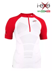 I-EXE Made in Italy – Multizone Compression Women’s Shirt – Color: White with Red 5 I-EXE Made in Italy – Multizone Compression Women’s Shirt – Color: White with Red 5