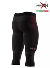 I-EXE Made in Italy – Multizone Compression Men’s Tights Capri Pants – Color: Black with Red 7 I-EXE Made in Italy – Multizone Compression Men’s Tights Capri Pants – Color: Black with Red 7