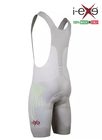 I-EXE Made in Italy – Multizone Compression Men’s Cycling Shorts – Color: White with Green 53