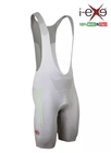 I-EXE Made in Italy – Multizone Compression Men’s Cycling Shorts – Color: White with Green 52