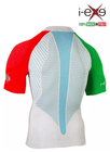 I-EXE Made in Italy – Multizone Short Sleeve Compression Shirt – Italia Limited Edition 46