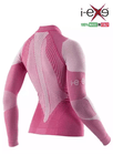 I-EXE Made in Italy – Women’s Multizone Long Sleeve Compression Shirt – Color: Pink with White 4 I-EXE Made in Italy – Women’s Multizone Long Sleeve Compression Shirt – Color: Pink with White 4