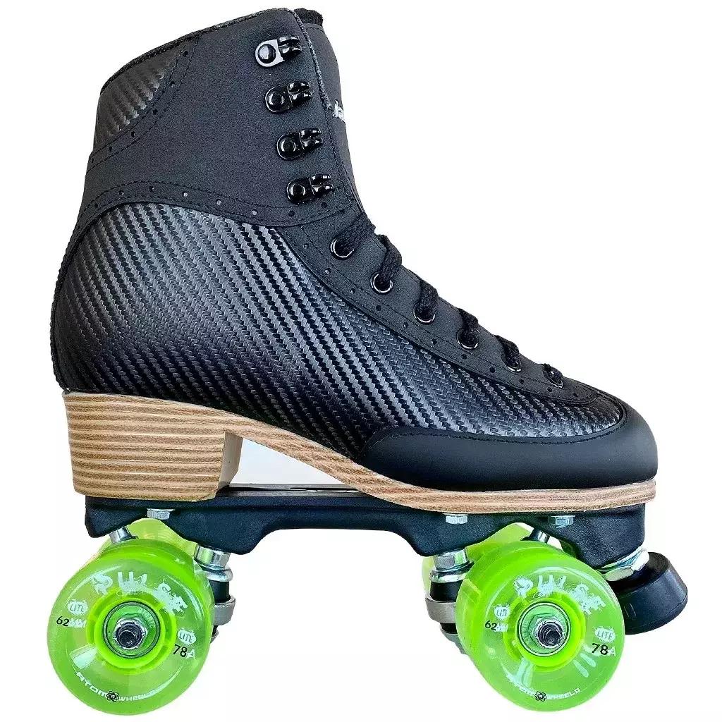 ATOM Jackson Vibe JR1710 Black Women’s Roller Skates – Lime Pulse Lite Wheels ATOM Jackson Vibe JR1710 Black Women’s Roller Skates – Lime Pulse Lite Wheels