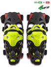 UFO PLAST Made in Italy – Morpho Fit Knee Brace Pair, Full Knee Protection Guards Kit, Neon Yellow 46