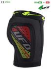 UFO PLAST Made in Italy – Kombat Padded Plastic Shorts For Kids, Hip and Side Protection, Green 72