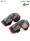 UFO PLAST Made in Italy – Multisport Elbow Guards, Elbow Protection Pads, White or Black with Red 6
