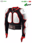UFO PLAST Made in Italy – Predator – Safety Jacket, Full Body Armor Suit with Back Protector, White with Red 85