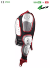 UFO PLAST Made in Italy – Predator – Safety Jacket, Full Body Armor Suit with Back Protector, White with Red 86