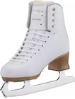 Jackson Freestyle FS2190 figure skate seen from the inside at an angle, with tan Fusion sole and heel