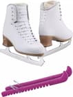 SKATE GURU Jackson Ultima Figure Ice Skates FREESTYLE FS2190 Bundle with Guardog Skate Guards 7