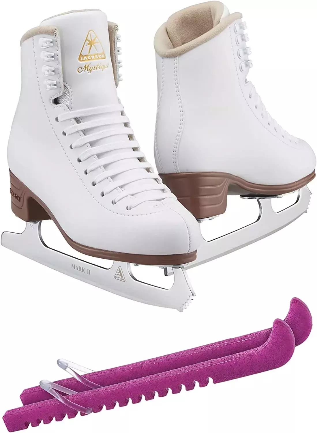 SKATE GURU Jackson Ultima Figure Ice Skates MYSTIQUE JS1490 Bundle with Guardog Skate Guards SKATE GURU Jackson Ultima Figure Ice Skates MYSTIQUE JS1490 Bundle with Guardog Skate Guards