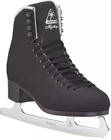 Jackson Mystique black figure skate, outside angled view