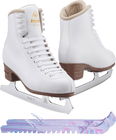 Jackson Excel Ice Skate Bundle — Skate guards 4 Jackson Ultima Excel JS1290 Womens Ice Skates Width: Medium/Size: Adult 4 Bundle with Skate Guards