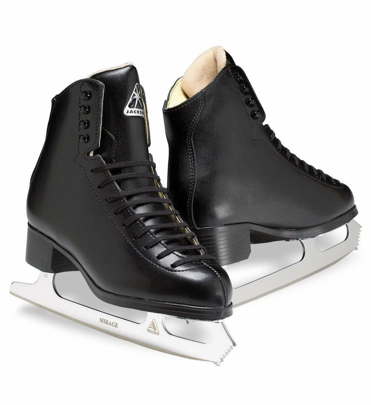 Jackson Ultima Marquis JS1992 Men’s and Boys’ Figure Skates Jackson Ultima Marquis black figure skates for men and boys with factory-attached Ultima Mirage blades