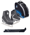 Jackson Softec Vista Ice Skate Bundle — Skate guards + skate bag 5 Jackson Ultima Softec Vista ST3200 Figure Ice Skates for Women/Color: Black + Bag and Skate Guards, Size: Adult 4 Bundle with Guardog Skate Guards, Jackson Skate Bag JL350