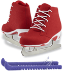 Jackson Softec Diva Ice Skate Bundle — Skate guards 9 Jackson Softec Diva ice skates in Red with Guardog 840 guards