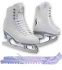 Jackson Finesse JS150 Ice Skate Bundle — Skate guards 4 SKATE GURU Jackson Finesse JS150 Women's Figure Ice Skates Womens 4 Bundle with Skate Guards