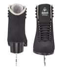 Front and back view of Jackson Artiste JS1792 black figure skates