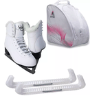 Jackson Ultima SoftSkate Womens’ Ice Skates / Bundle with Jackson Bag, Guardog Skate Guards / White 7