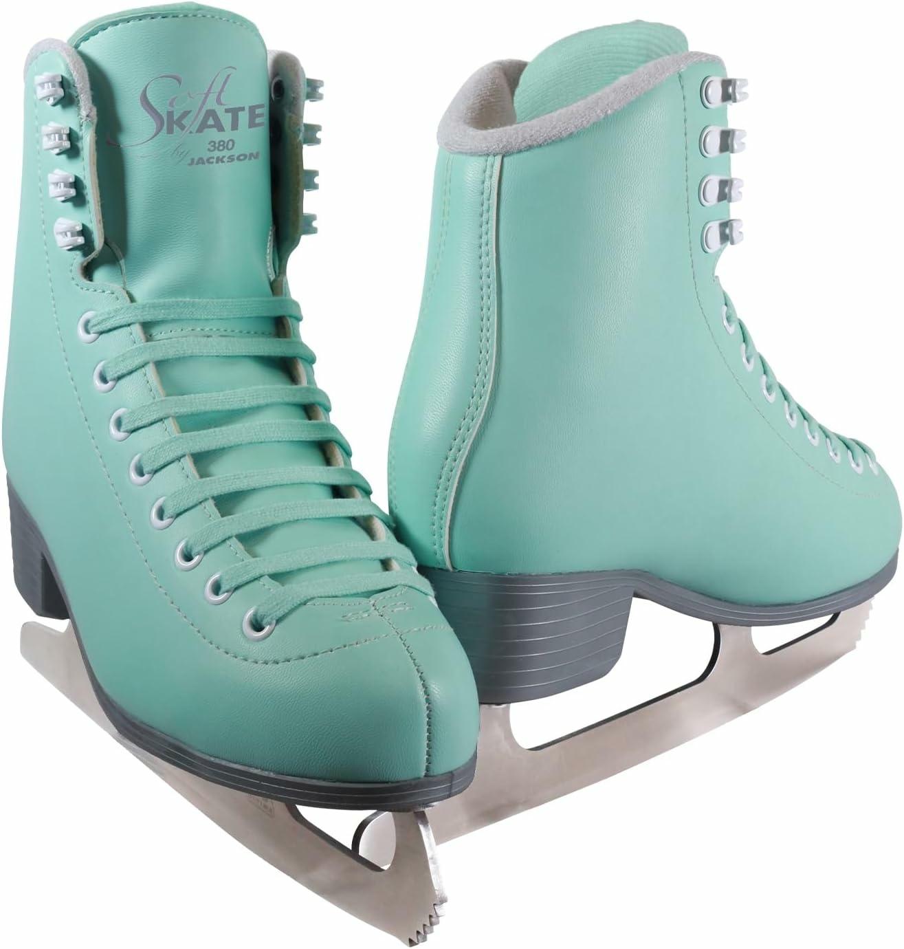 Jackson Ultima Classic SoftSkate 380 Women’s and Girls’ Ice Skates Mint Jackson Ultima Classic SoftSkate 380 women's and girls' ice skates in mint