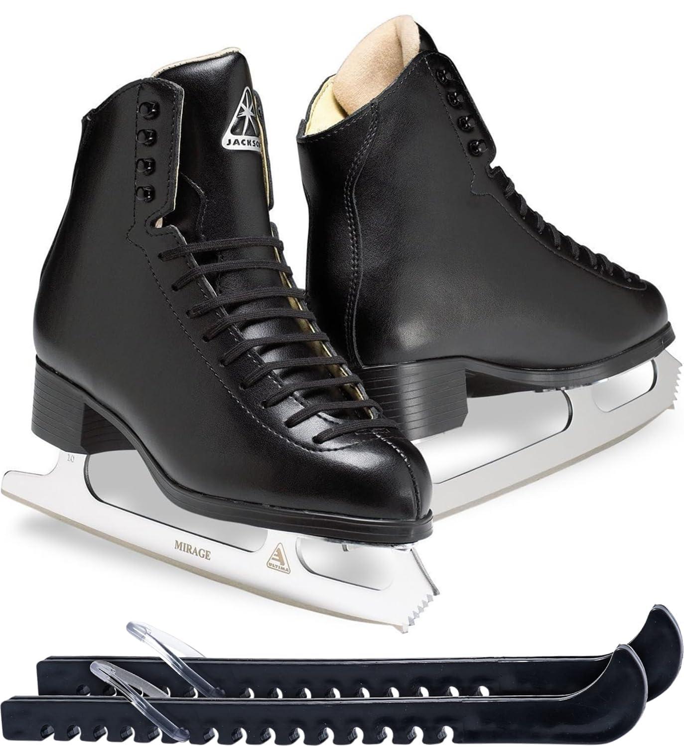 Jackson Ultima Classique JS1992 Mens 6.5 Bundle with Skate Guards