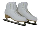 Belati Primula Women’s Figure Ice Skates Made in Italy 341 Belati Primula skates with Nicole blade etching and gold-fleck laces