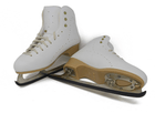 Belati Primula Women’s Figure Ice Skates Made in Italy 338 Belati Primula beige sole molded Made in Italy with screw-mounted Nicole blade