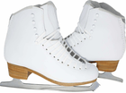GAM Gold Label G0980 white figure skate, angled view