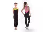 Sagester Figure Skating Bodysuit Style: 625, Black with Yellow 67 Sagester Figure Skating Bodysuit Style: 625, Black with Yellow 67