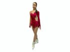 Figure Skating Dress Style A23 Bordo Italian Fabric, Handmade 199 Figure Skating Dress Style A23 Bordo Italian Fabric, Handmade 199