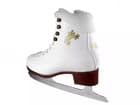 Botas Stella side view with gold Stella snowflake lettering and plush collar