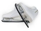 Crossed Belati Iris Microfiber skates with satin-finish Botas Sabrina blades