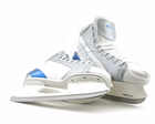 BOTAS Cristalo 171 Women’s and Girls’ Ice Skates with Hockey Blade – White/Blue | Made in Europe (Czech Republic) 11