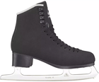 Jackson Mystique black figure skate outside profile with toe pick blade