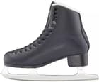 Jackson Classic 552 black figure skate side profile with eyelets and speed hooks