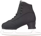 Jackson Ultima Softec Elite ST7202 Men’s Ice Skates 20 Inside profile of the Jackson Softec Elite ST7202 black microfiber boot on its Ultima Mark II blade