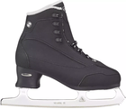 Jackson Ultima Softec Elite ST7202 Men’s Ice Skates 21 Outside profile of the Jackson Softec Elite ST7202 with the oval Jackson heel badge and Ultima Mark II blade